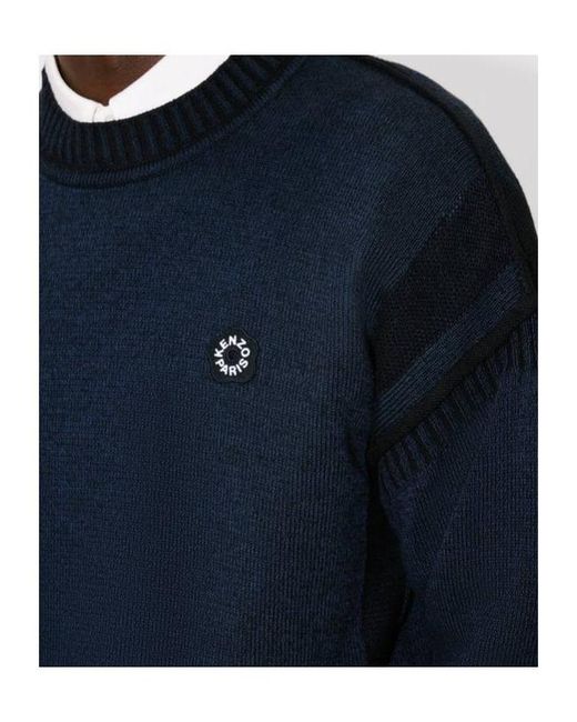 KENZO Blue Boke Flower 2.0 Jumper for men