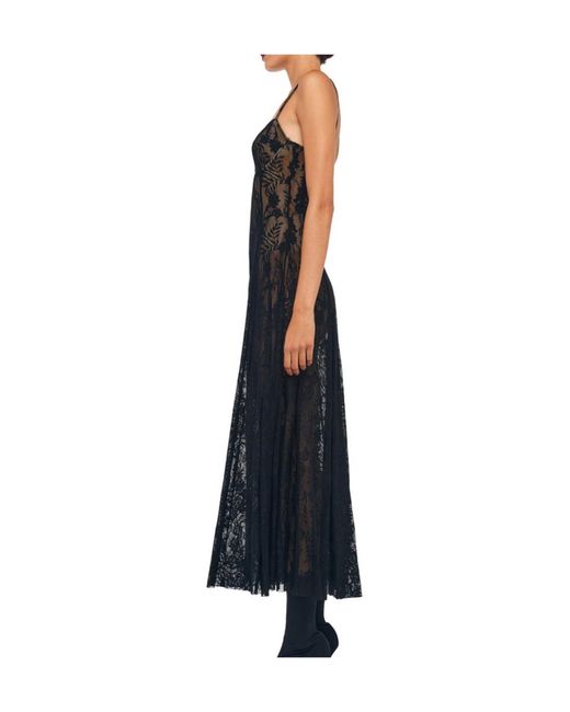 Norma Kamali Black Underwire Midcalf Dress