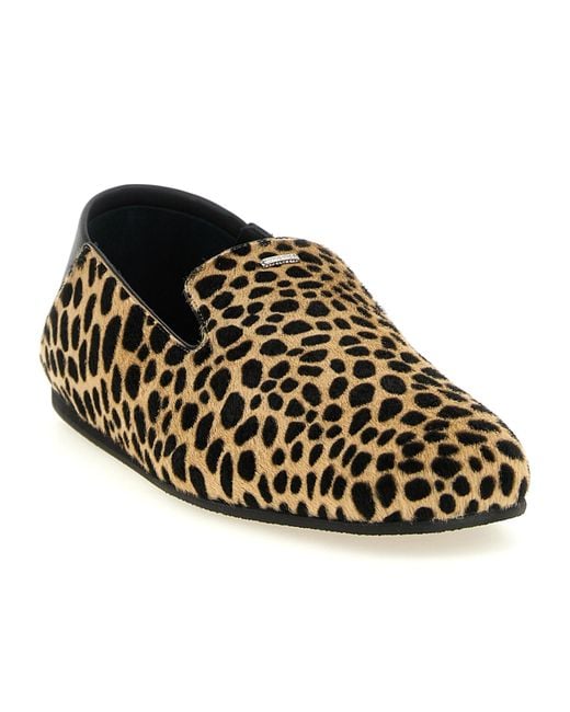 Giuseppe Zanotti Black Savage Printed Loafers for men