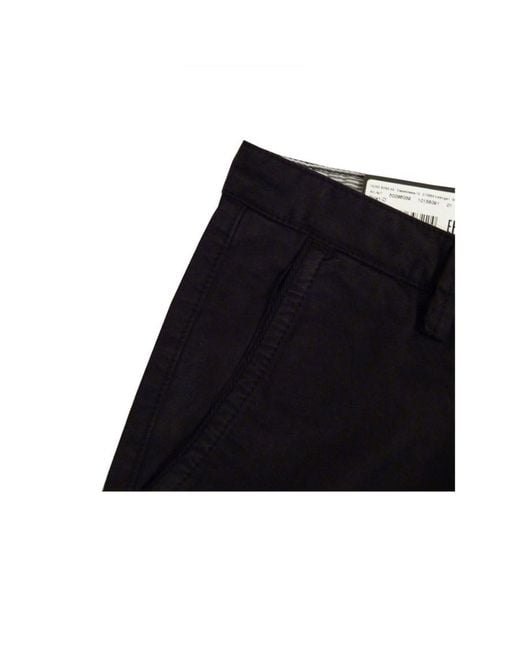 Boss Blue Straight Casual Pants for men