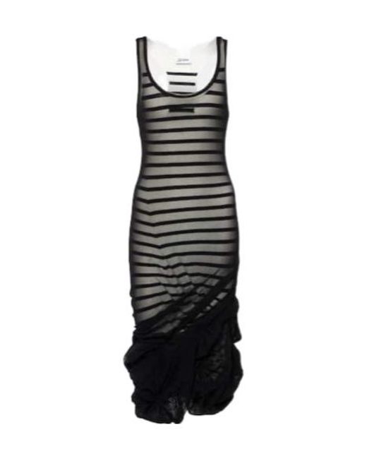 Jean Paul Gaultier Black Sleeveless Dress