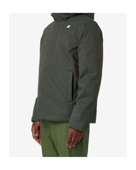 K-Way Green Jacko Twill Jacket for men
