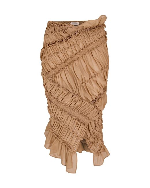 Magda Butrym Natural Fashionable Mid-Length Dress