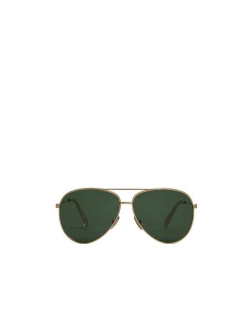 Céline Green Metal Frame 02 Sunglasses