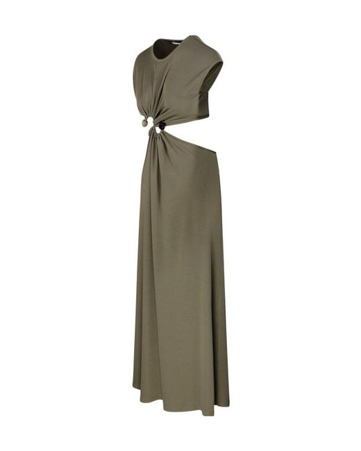 Christopher Esber Green Buckle Tank Dress