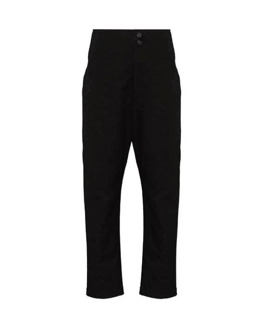 Isabel Marant Black Pralunia Slim-Leg Trousers