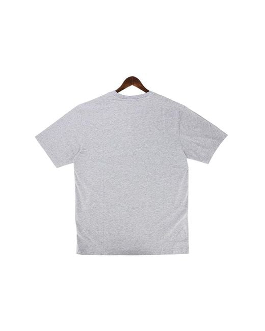 Maison Kitsuné Gray Short Sleeve T-Shirt for men
