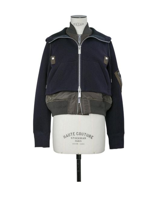 Sacai Blue Sponge Sweat Hoodie
