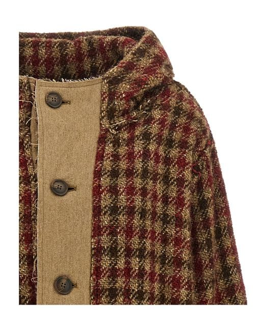 R13 Brown Casual Hooded Jacket