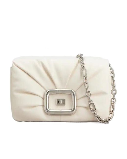 Roger Vivier Natural Viv' Choc Shoulder Bag