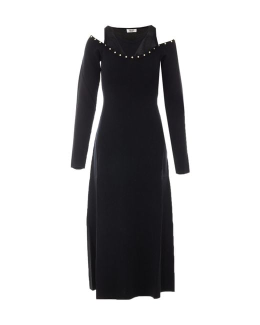 Liu Jo Black V-Neck Skirt