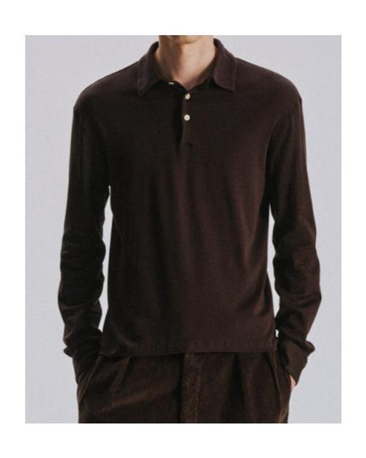 The Row Brown Reyes Polo for men