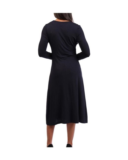 Boss Blue Simple Dress