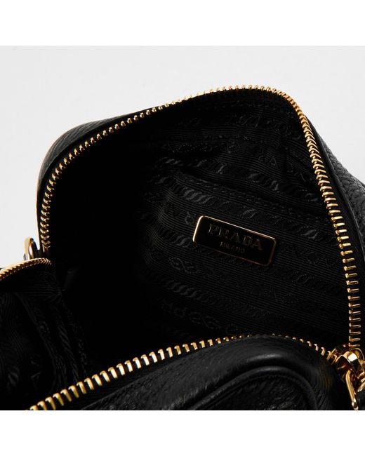 Prada Black Solid Color Crossbody Bag