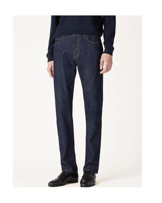 Loro Piana Blue Quarona Jeans for men
