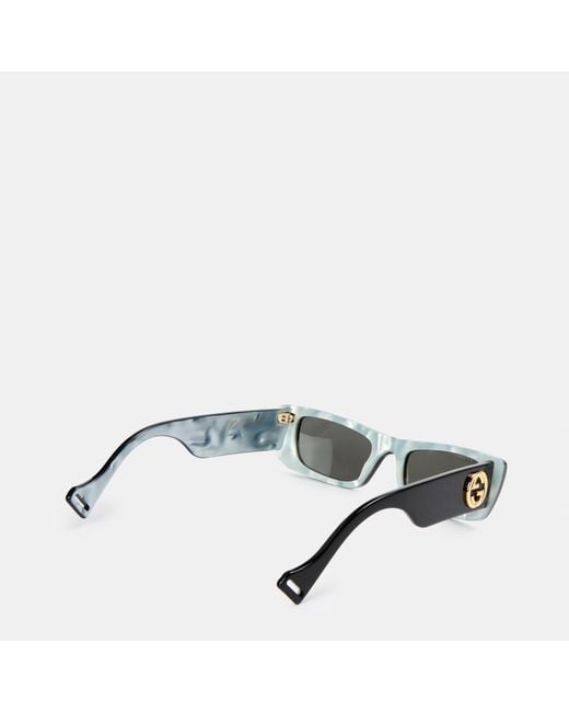 Gucci White Pattern Sunglasses