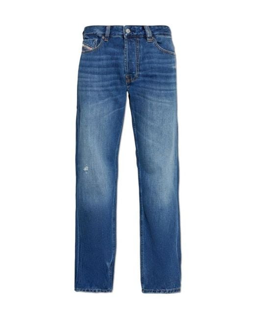 DIESEL Blue 1980 D Eeper Straight-Leg Jeans for men