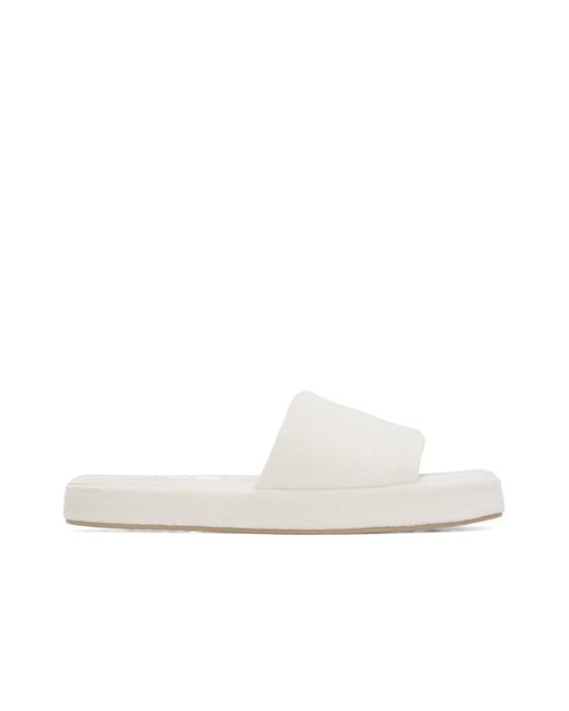 The Row White Pillow Slippers