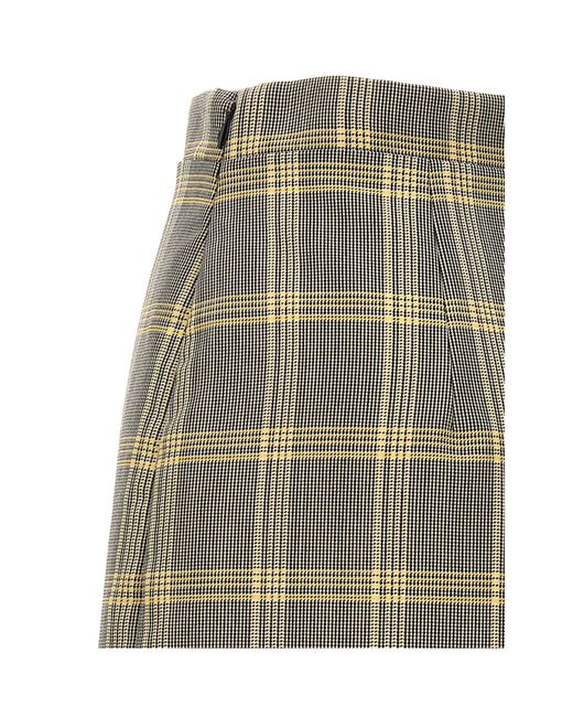 Marni Green Prince Of Wales Mini Skirt