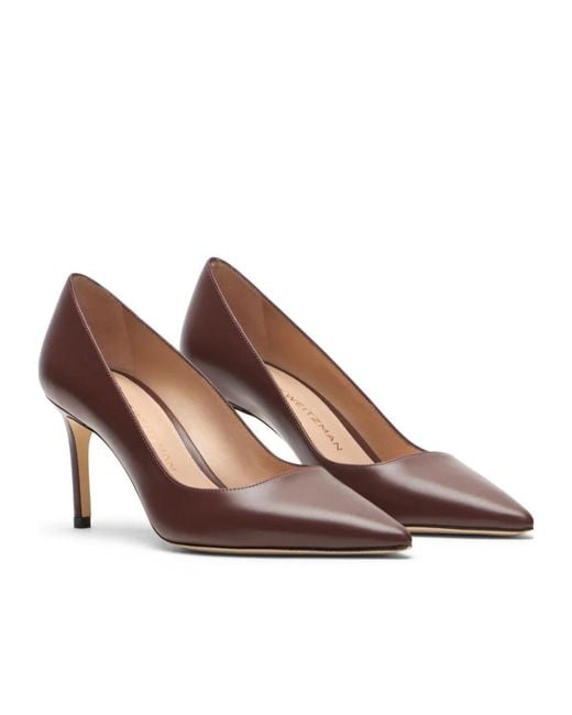 Stuart Weitzman Brown Stuart Power Pump 75