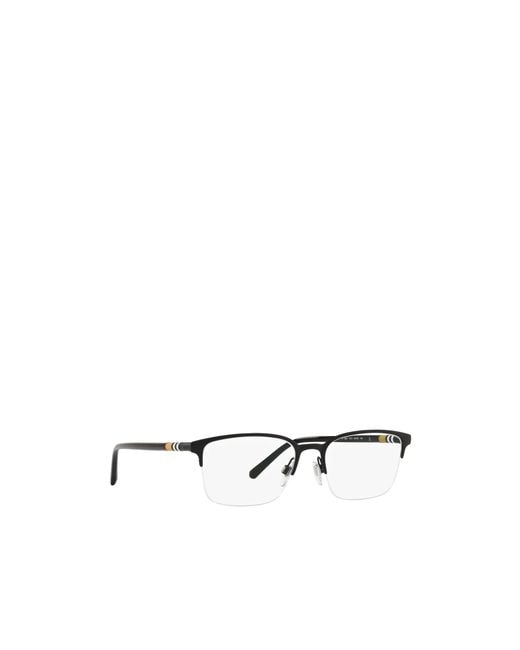 Burberry White Eyewear Rectangular Frame Glasses for men