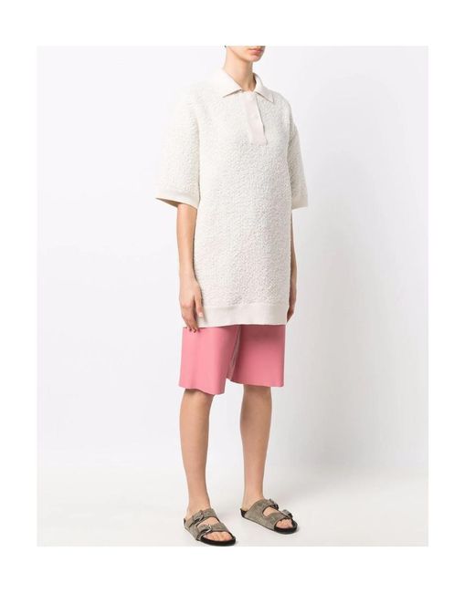 Isabel Marant White Imelda Short-Sleeved Knitted Top