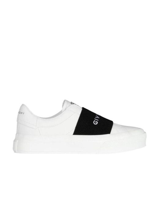 Givenchy White City Sport Low-Top Sneakers