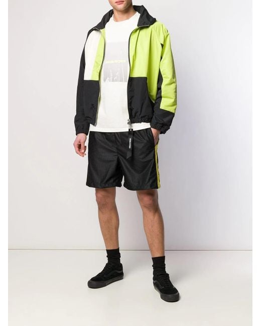 Daniel Patrick Black Color Blocking Coat for men