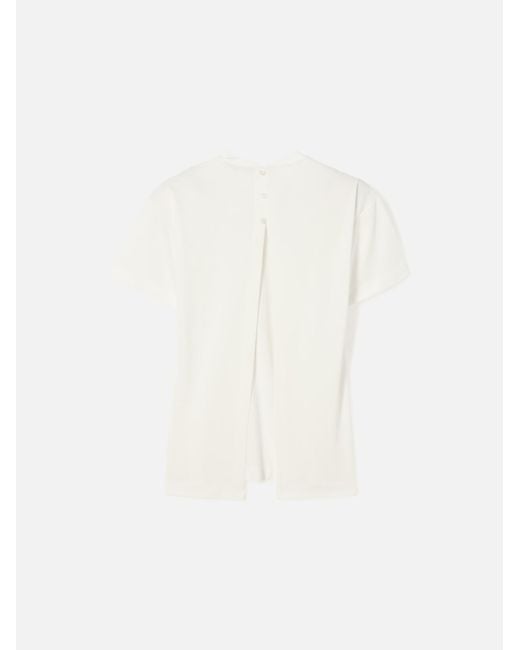 Jacquemus White The Ventadou Crewneck Top