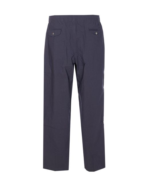 Autry Blue Straight-Leg Pants for men