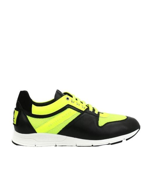 Philipp Plein Yellow Logo Details Casual Sports Shoes for men