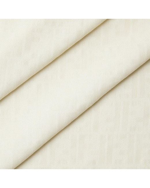 Fendi White Ff Shawl