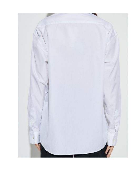 Marni White Embroidered-Detail Cotton Shirt