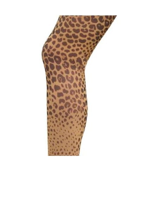 Etro White Animal-Patterned Tights