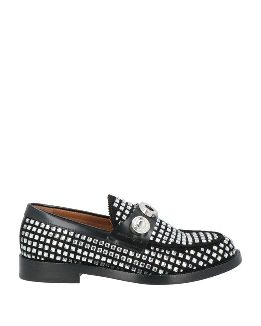 Burberry Black Leather Loafers
