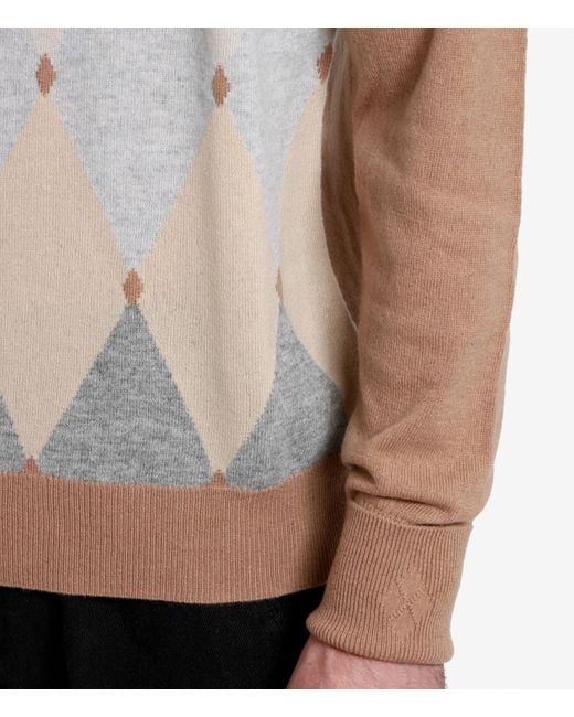 Ballantyne White Long-Sleeved Sweater for men