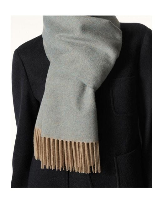 Loro Piana Gray Two Tone Stole