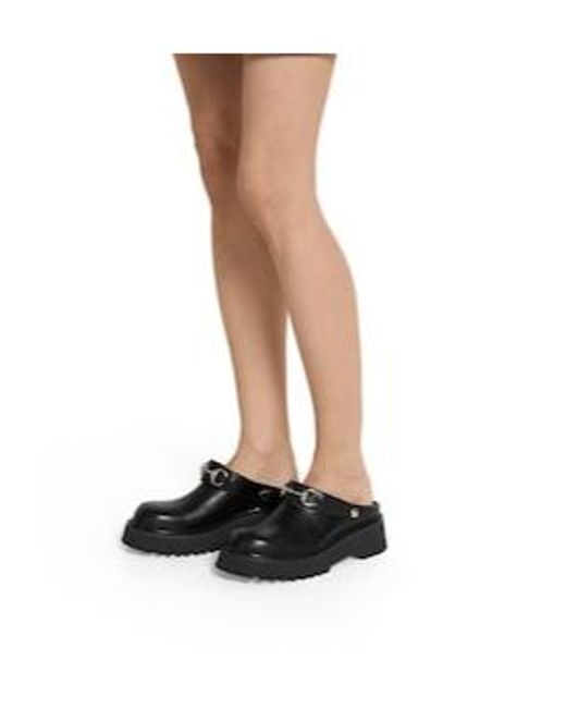 Gucci Black Horsebit Mules