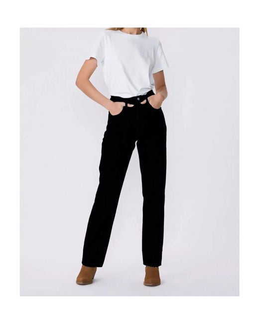 SLVRLAKE Denim Black Belt Loop Jeans
