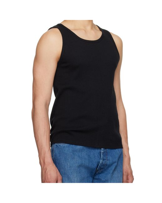 The Row Black Solstice Vest for men