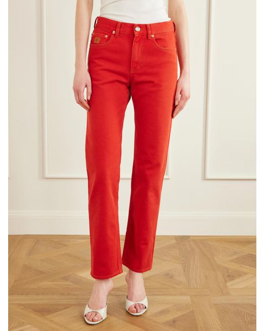 Blazé Milano Red Blazé Milano Clapotis Straight-Leg Jeans