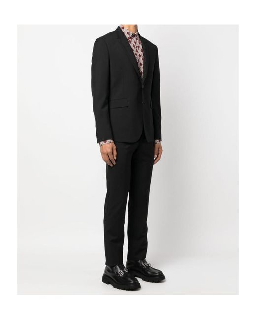 Paul Smith Black Single-Breasted Suit for men