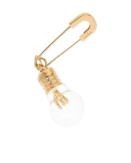 Ambush White Lamp Bulb Earring