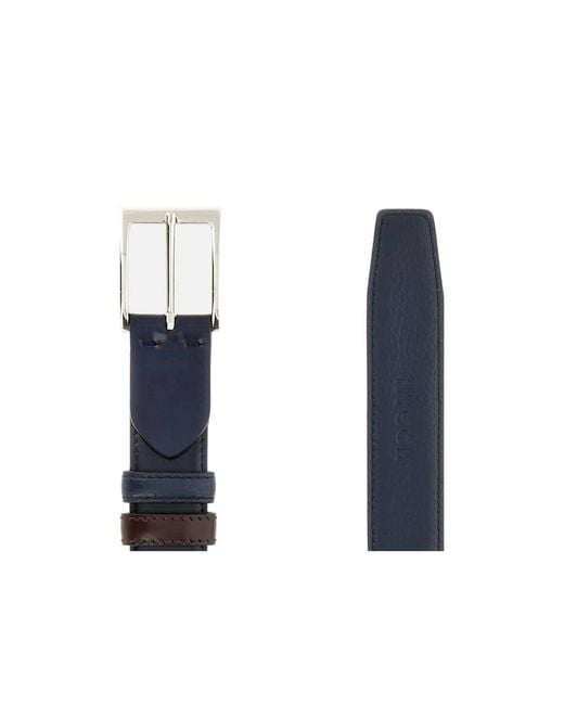 Hogan Blue Double-Sided Belt for men