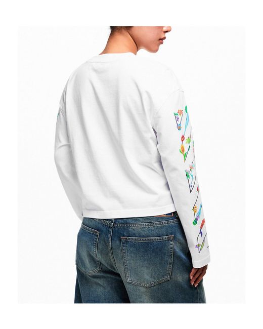 Off-White c/o Virgil Abloh White Printed Top