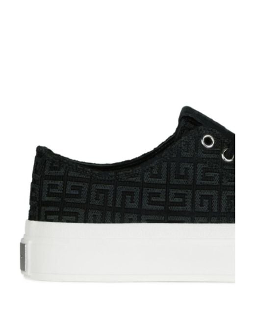 Givenchy Black 4G Jacquard Sneakers