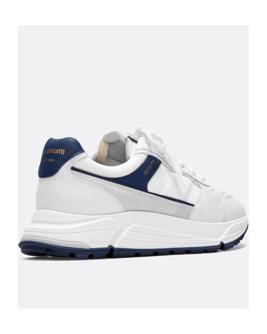 Axel Arigato White Rush Panelled Lace-Up Sneakers for men