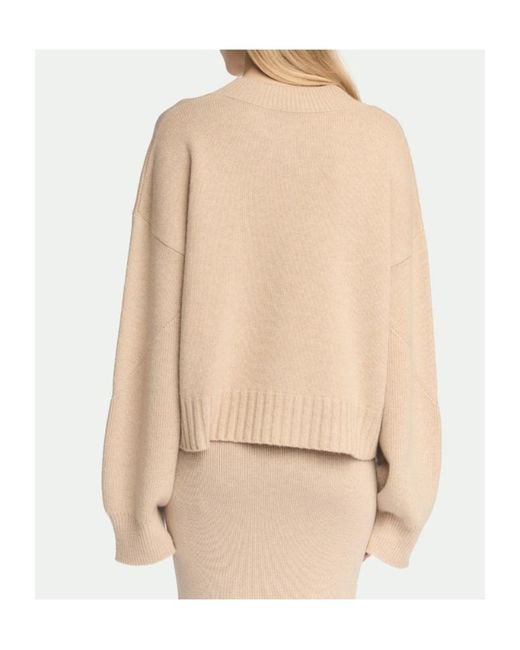 Malo Natural Ribbed Cashmere Sweater