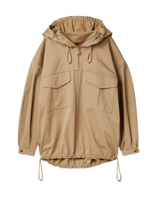 Zimmermann Natural Hooded Jacket