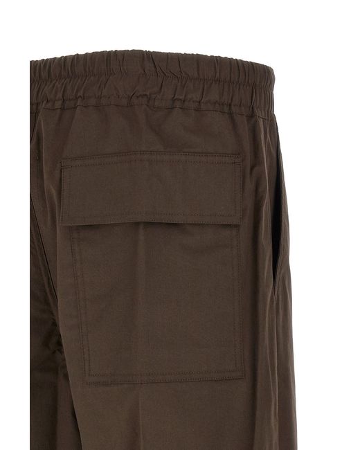 Rick Owens Brown Dietrich Drawstring Pants for men